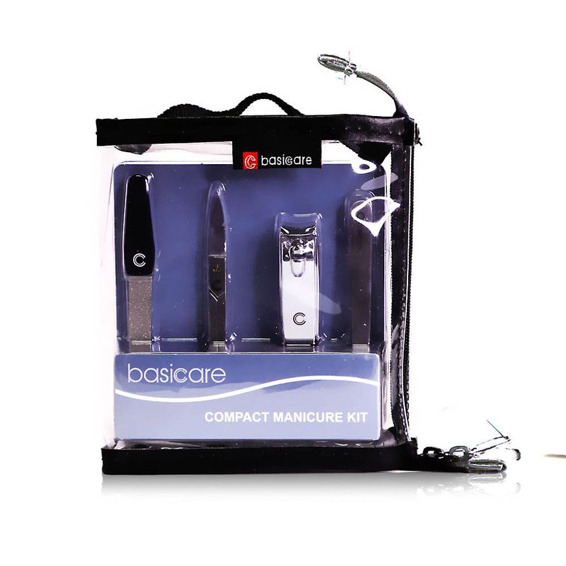 Basicare Basicare BC3106 Compact Manicure Kit with Carrying Case - 4 Tools
