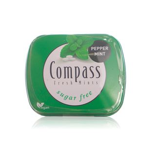 Compass Mini Peppermint Sugar-Free Mints - 7 g