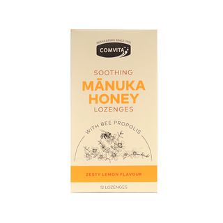 Comvita Manuka Honey & Propolis Lemon - 12 Lozenges