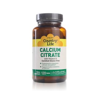 Country Life Calcium Citrate with Vitamin D - 120 Tablets