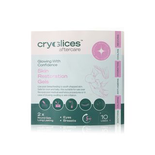 CryoSlices Aftercare Round CryoGel Pads for Eyes & Breasts - 2 Pads