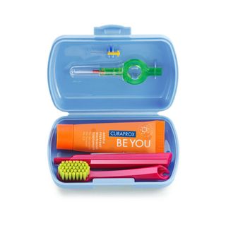 Curaprox Blue Oral Travel Kit, 1 Pack
