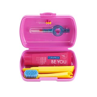 Curaprox Pink Oral Travel Kit, 1 Pack