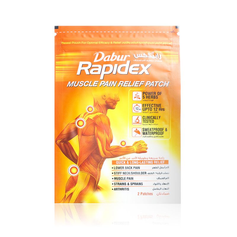 Dabur Dabur Rapidex Muscle Pain Relief Patch - 2 Patches