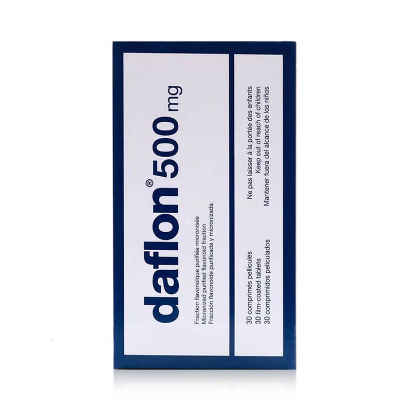 Daflon Daflon 500 mg Film-Coated Tablets - 30 Tablets
