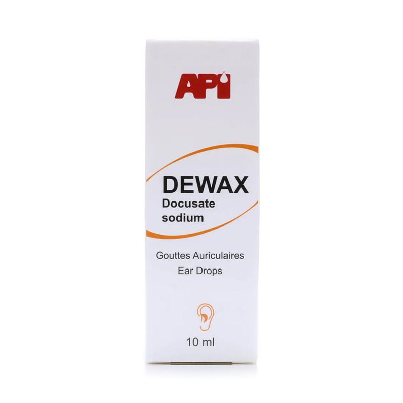 Dewax Dewax Docusate Sodium 0.5% Ear Drops - 10 ml
