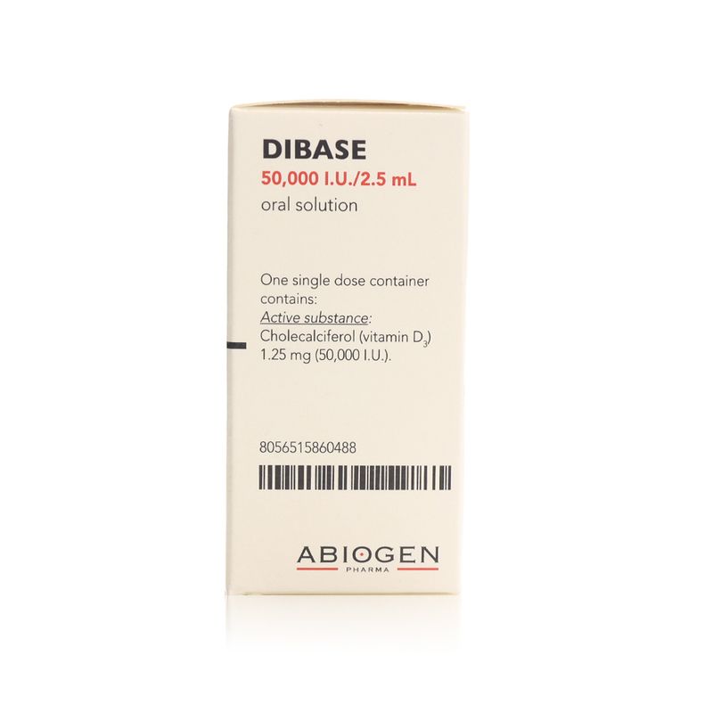 Dibase Dibase Vitamin D3 50,000 IU/2.5 ml Oral Solution - 1 Single-Dose Container