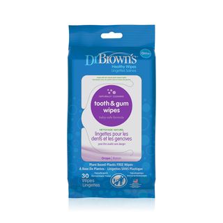 Dr. Brown's Tooth & Gum Healthy Wipes Grape - 30 Wipes