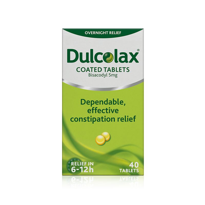 Dulcolax Dulcolax Bisacodyl 5 mg Gastro-Resistant Tablets - 40 Tablets