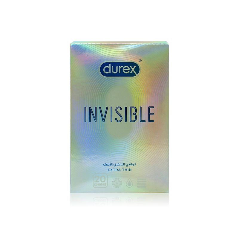 Durex Durex Invisible Extra Thin Condoms - 20 Condoms