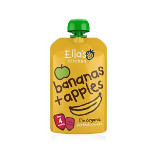Ella's Kitchen Organic Bananas & Apples Smooth Baby Puree 4m+ - 120 g