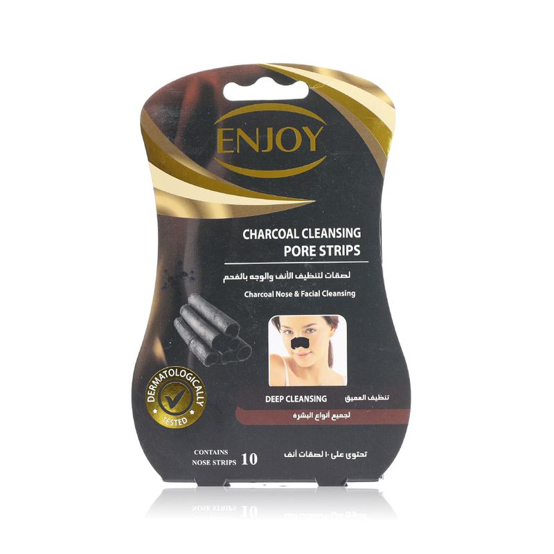 Enjoy Enjoy Charcoal Nose Cleansing Strips - 10 Strips