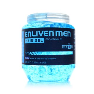 Enliven Men Extreme Hair Gel with Pro-Vitamin B5, Hold 4 - 500 ml