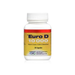 Euro D Vitamin D3 10,000 IU - 30 Softgel Capsules