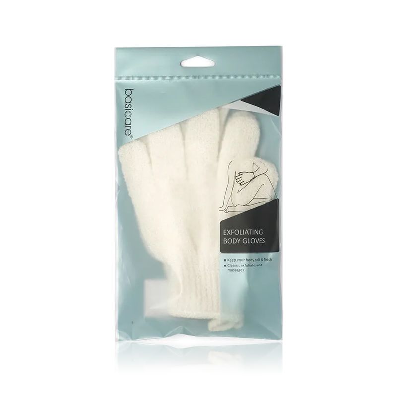 Basicare Basicare BC2198 Exfoliating Nylon Glove Beige - 1 Piece