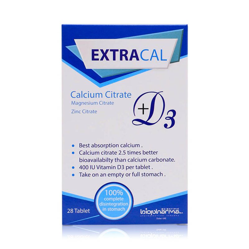 Extracal Extracal + D3 - 28 Tablets