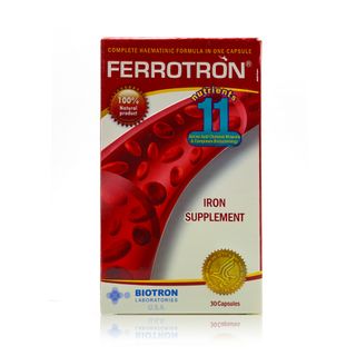 Ferrotron Iron Chelated Hematinic Formula - 30 Capsules