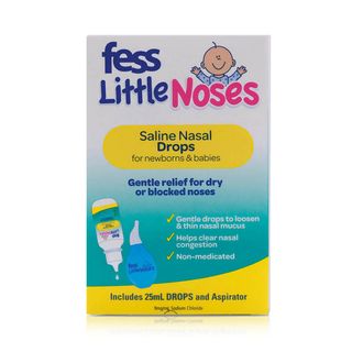 FESS Little Noses Saline Drops with Aspirator - 25 ml