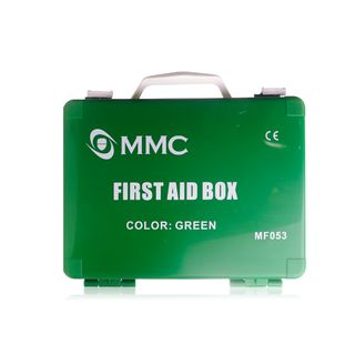 MMC MF 053 Complete First Aid Kit in Green ABS Box - 1 Kit