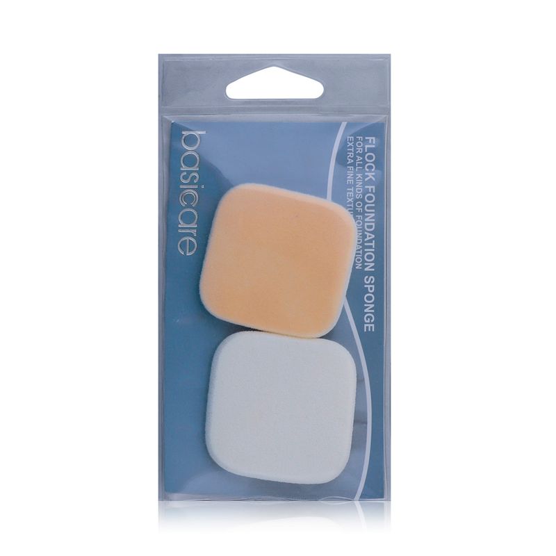Basicare Basicare BC1106 Flocked Foundation Sponges - 2 Pieces