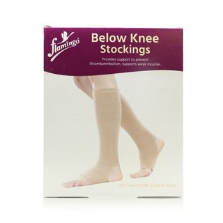 Flamingo Premium Below-Knee Compression Stockings - 1 Pair
