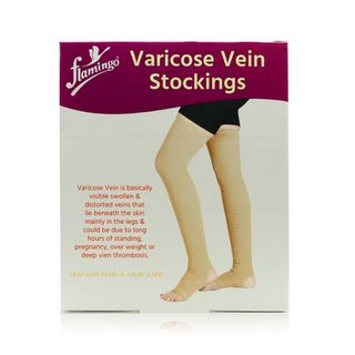 Flamingo Varicose Vein Stockings Above Knee - Medium