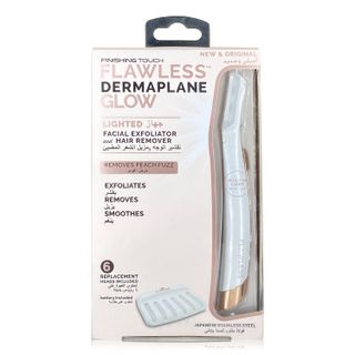 Finishing Touch Flawless Dermaplane Glow - 1 Device + 6 Heads
