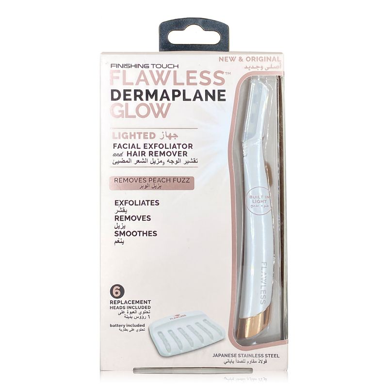 Finishing Touch Flawless Finishing Touch Flawless Dermaplane Glow - 1 Device + 6 Heads
