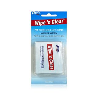 Flents Wipe 'n Clear K409 Pre-Moistened Lens Wipes - 6 Wipes