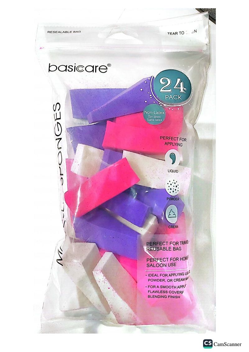 Basicare Basicare BC1048 Foundation Wedges - 24 Pieces