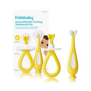 Frida Baby Grow-With-Me Training Toothbrush Set - 2 Toothbrushes