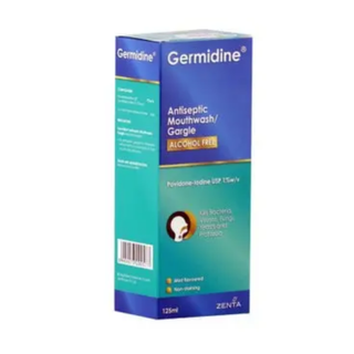 Germidine Antiseptic Mouthwash/Gargle Alcohol-Free 1% - 125 ml