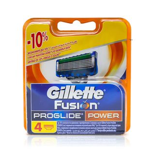 Gillette Fusion5 ProGlide Power Razor Blade Refill Cartridges - 4 Cartridges