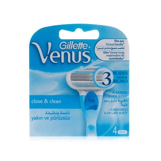 Gillette Venus Smooth Razor Blade Refills for Women - 4 Cartridges