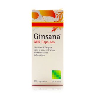 Ginsana G115 Panax Ginseng 100 mg Hard Capsules - 100 Capsules
