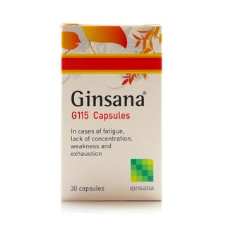 Ginsana G115 Panax Ginseng 100 mg Hard Capsules - 30 Capsules