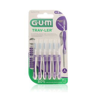 GUM Proxabrush Trav-Ler 1512 1.2 mm Cylindrical - 4 Brushes