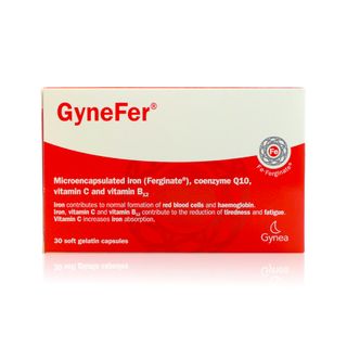 GyneFer Iron, CoQ10 and Vitamins Capsules - 30 Softgels