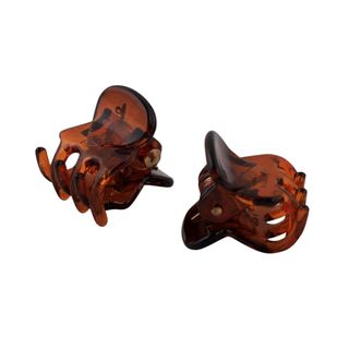 Small Brown Hair Clip - 1 Piece