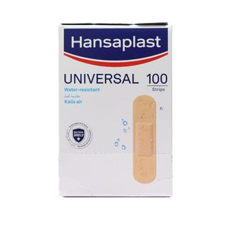 Hansaplast Universal Water-Resistant Wound Plasters 19 x 72 mm - 100 Strips