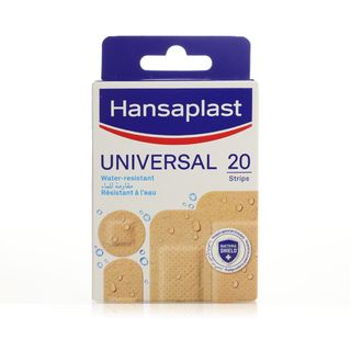 Hansplaste Universal Water Resistant Bandage, 20 Pieces