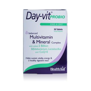 HealthAid Day-Vit Probio Multivitamin, Mineral & Probiotic - 30 Tablets