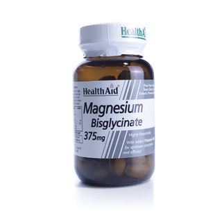 HealthAid Magnesium Bisglycinate 375 mg with Vitamin B6 - 60 Tablets