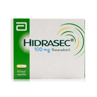 Hidrasec Racecadotril 100 mg Hard Capsules - 10 Capsules