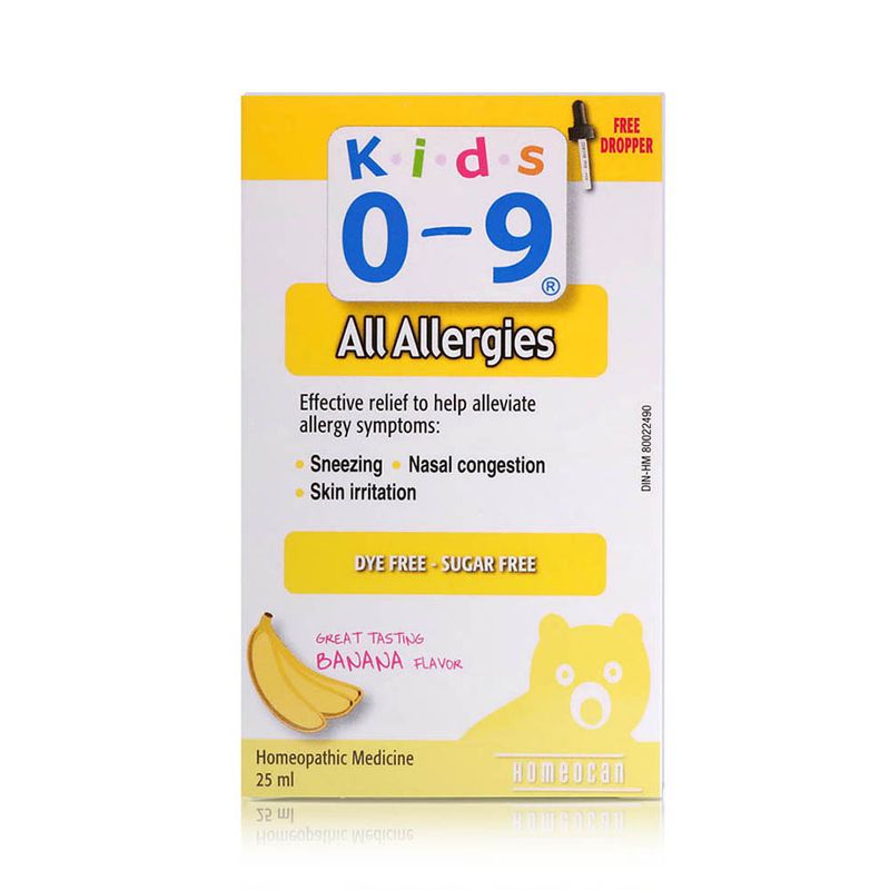 Homeocan Homeocan Kids 0-9 All Allergies Banana Oral Solution - 25 ml