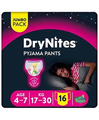 Huggies DryNites Pants Girls 4-7 Years - 16's