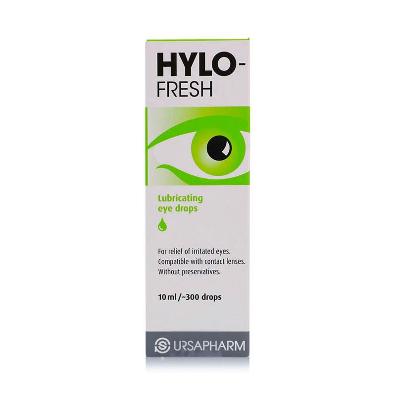 HYLO HYLO FRESH Sodium Hyaluronate 0.03% and Euphrasia Preservative-Free Eye Drops - 10 ml