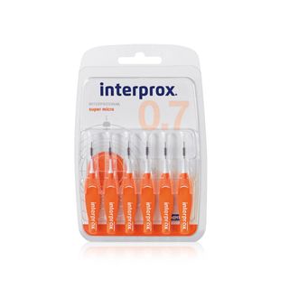 Interprox Super Micro Interdental Brushes 0.7 mm - 6 Brushes