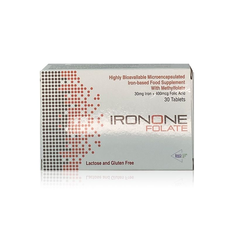 IronOne IronOne Folate Iron 30 mg and Folate 400 mcg - 30 Tablets