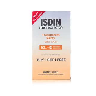 ISDIN Fotoprotector Transparent Spray Wet Skin SPF 50 Promo Pack - 2 x 250 ml